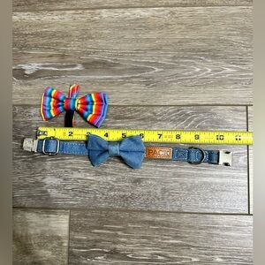 ❤️ cute small collar & bow tie for your fur baby 💓